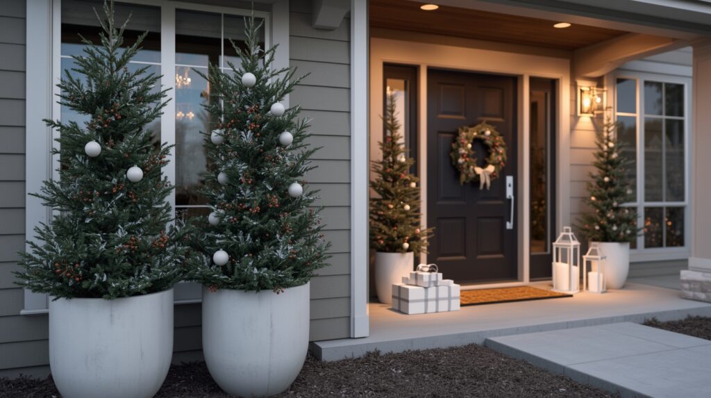 christmas georgia porch white 